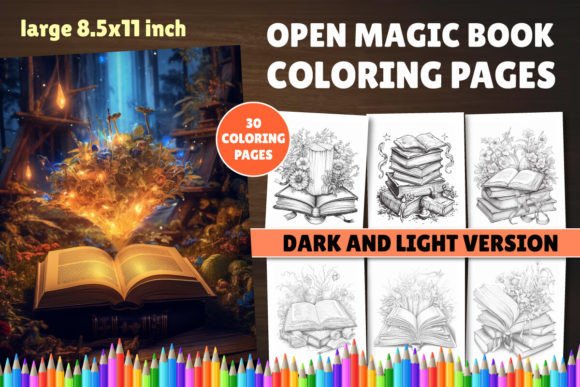 Download Open Magic Coloring Book - Premium Resources