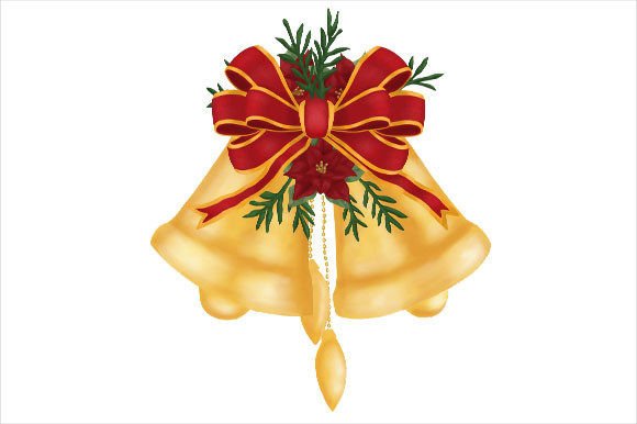 Download Golden Christmas Bells Decoration - Decor Collection
