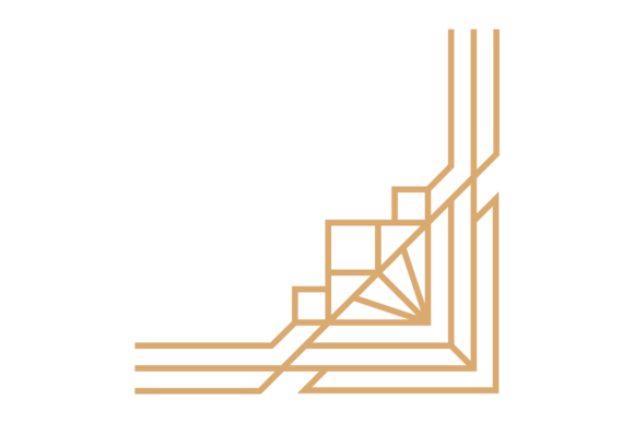 Download Modern Geometric Frame Corner. Decorativ - Decor Collection