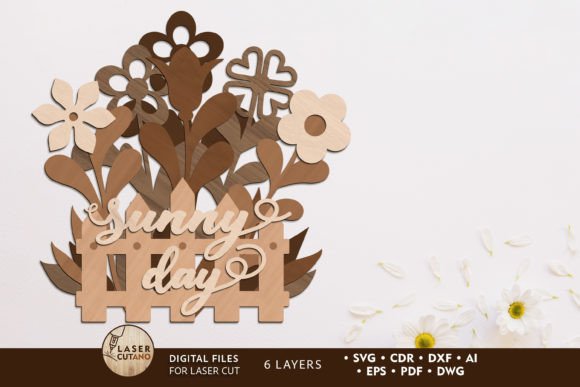 Download Sunny Day Floral Decorative Wall Panel - Decor Collection