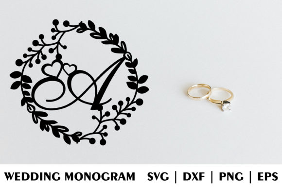 Download Letter a of Wedding Decorative Monogram - Decor Collection