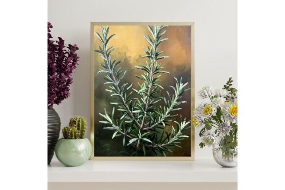Download Rosemary Botanical Print for Wall Decor - Decor Collection