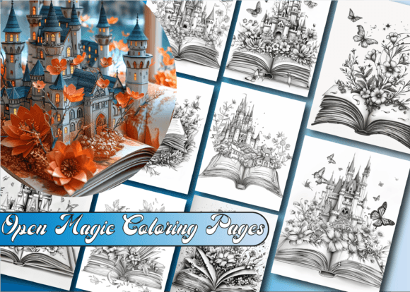 Download Open Magic Coloring Book for Adults - Magic coloring Collection